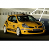 Kit Bandes Renault Sport de toit type Clio Cup Kit Bandes Renault Sport de toit type Clio Cup