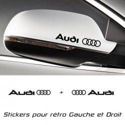 Kit 2 stickers de retro Audi