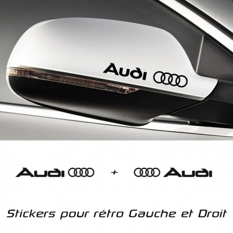 Kit 2 stickers de retro Audi - STICK AUTO