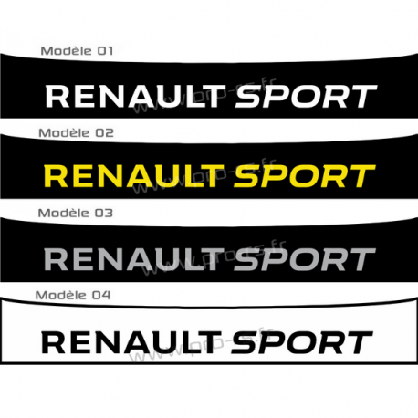 Bandeau Pare soleil Renault Sport 2016 A