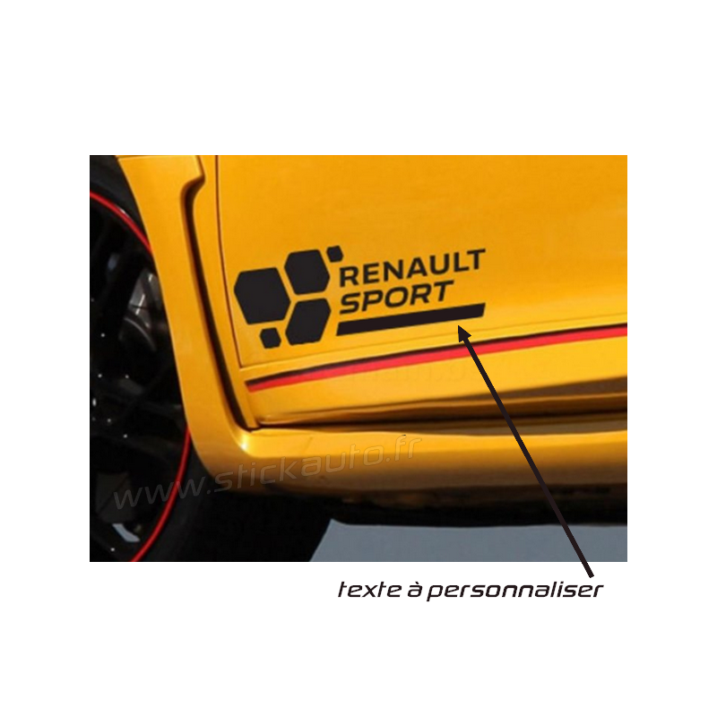 autocollant Renault Pièces d´Origine, dimensions 112 x 156mm.