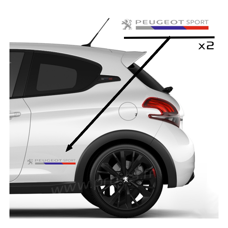 Kit Stickers Peugeot Sport 2016 40cm