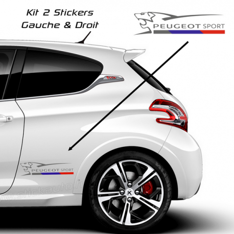 Kit Stickers Peugeot Sport Lion 2016 40cm
