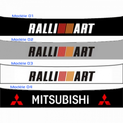 Bandeau Pare soleil Mitsubishi Rally Art
