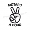 Sticker Motard à Bord Sticker Motard à Bord