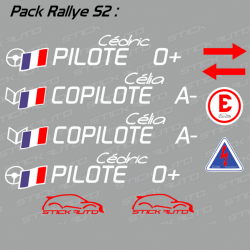 Pack Rallye S2 FFSA