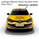 Lettrage pare brise Renault Sport New