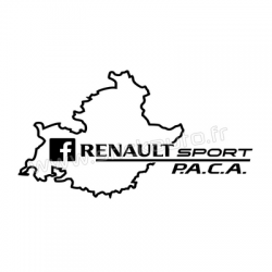 Sticker Renault Sport PACA