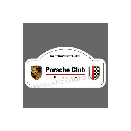 Sticker Porsche Club France