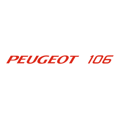 Sticker Peugeot 106 (type 106 rallye s2) - STICK AUTO