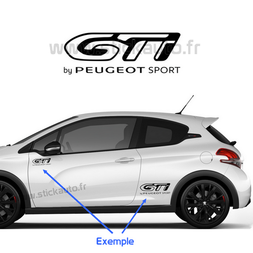 Stickers et autocollant Peugeot racing