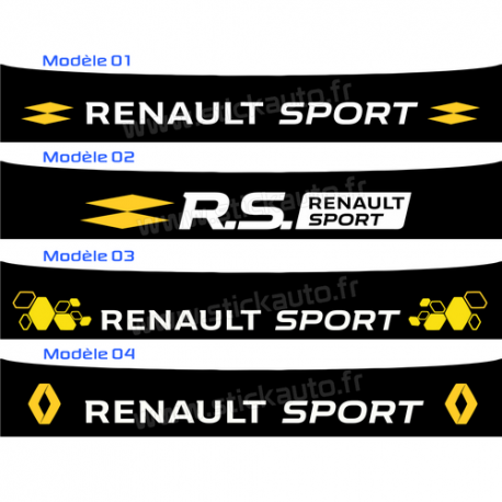 Bandeau Pare soleil Renault Sport 2016 D