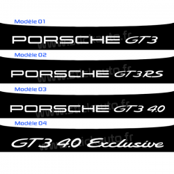 Bandeau Pare soleil Porsche GT3 GT3 RS GT3 4.0
