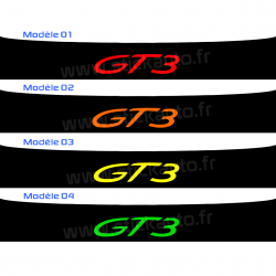 Bandeau Pare soleil Porsche GT3 Couleur
