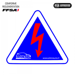 Autocollant Sécurité Coupe-Circuit FIA