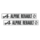 Kit 2 Stickers Alpine Renault Version B