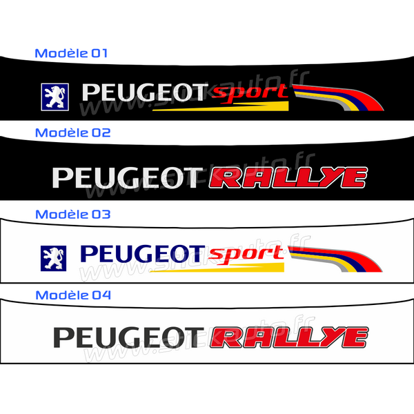 Pare soleil Peugeot 106 Rallye phase 2( noir ) - EPOQUEAUTO69