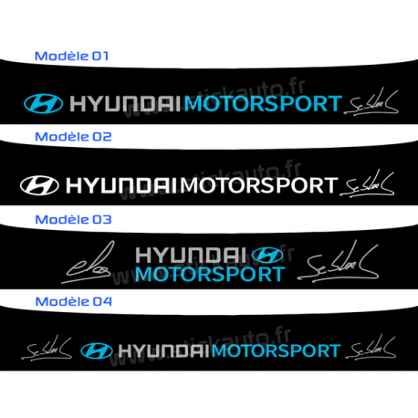 Bandeau Pare soleil Hyundai Motorsport LOEB