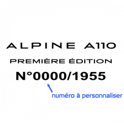 Alpine Première édition à personnaliser