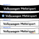 Bandeau Pare soleil Volkswagen Motorsport