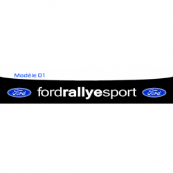 Bandeau pare soleil Ford Rallye Sport