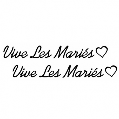 Lettrage Vive les Mariés x2 Lettrage Vive les Mariés x2