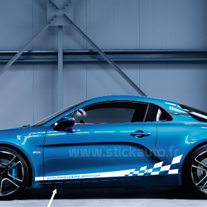 Kit Alpine A110 Stripe bas de caisse personnalisable