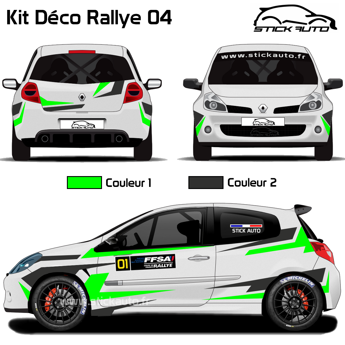 Kit Déco Rallye 04 - STICK AUTO