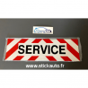 Bandeau adhésif SERVICE pour véhicule Bandeau adhésif SERVICE pour véhicule