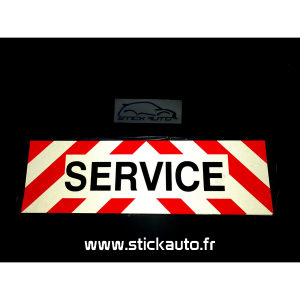 Bandeau adhésif SERVICE pour véhicule
