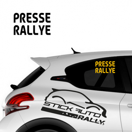 Sticker Presse Rallye