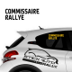 Sticker Commissaire Rallye