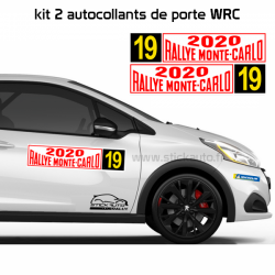 Kit 2 panneaux de porte FIA WRC type 2.