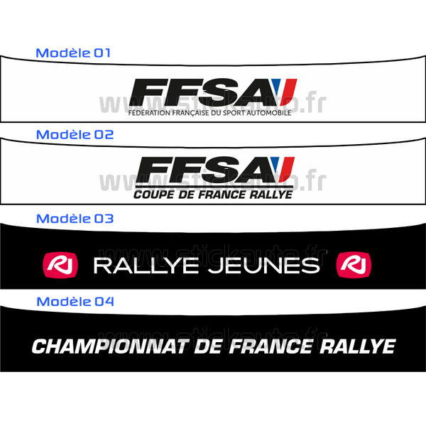 WRC 007205 Pare-soleil Avant Alu Isolant - Rally line - taille XL