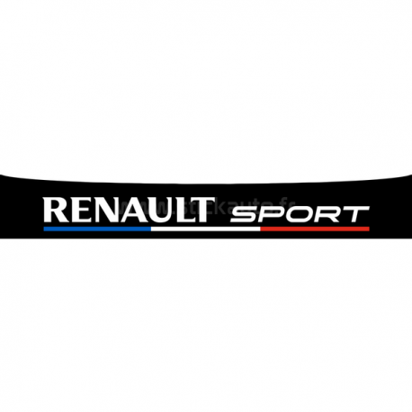 Bandeau Pare soleil Renault Sport Bleu BLanc Rouge