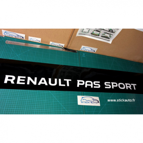 bandeau pare brise Renault Sport 31 pour pare brise auto