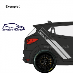 Kit Clio 4 type bande Trophy