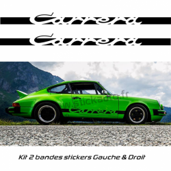 Kit 2 Bandes latérales Porsche Carrera