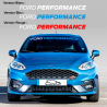 Lettrage de pare brise Ford Performance Lettrage de pare brise Ford Performance