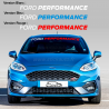 Lettrage de pare brise Ford Performance Lettrage de pare brise Ford Performance