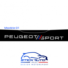 Bandeau pare soleil Peugeot Sport Engineered 3 couleurs pour 208