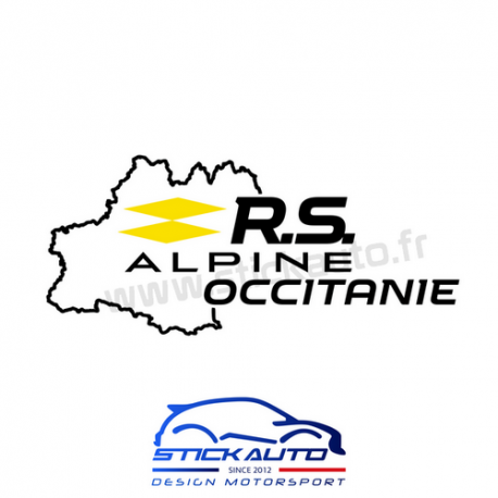 Sticker RS Alpine Occitanie