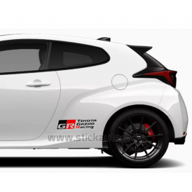 Kit 2 stickers Toyota Gazoo Racing 40cm