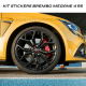 Kit Stickers Brembo x4 pour Mégane 4 RS
