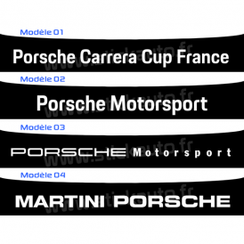 Bandeau Pare soleil Porsche Motorsport Carrera Cup