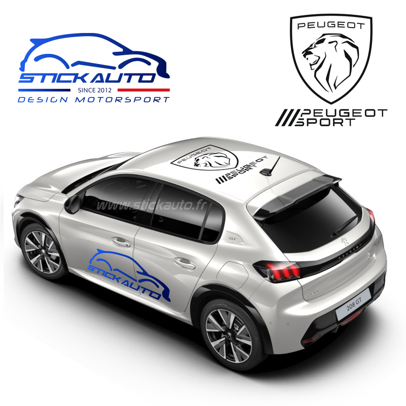 Sticker GTI by Peugeot Sport - STICK AUTO