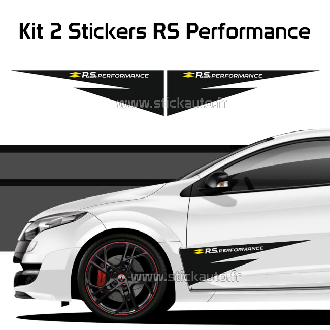 Logo Renault noir megane 2 rs - Équipement auto