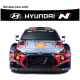 Bandeau Pare soleil Hyundai I20 WRC