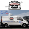 Sticker voiture design Peugeot 208 Rally4