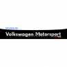 Bandeau pare soleil Volkswagen Motorsport perso1